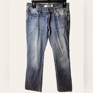 Mavi 504 Low Rise Jeans in Minnie Wash 28
